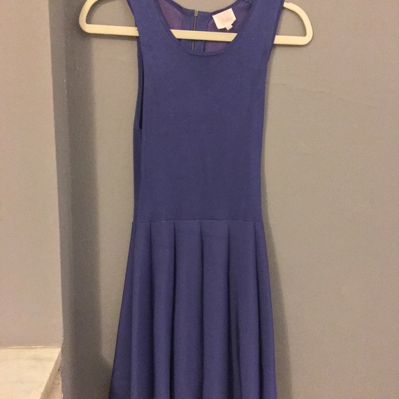 Parker Blue Skater Dress (M) - Picture 4 of 8